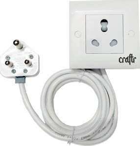 Lucknow Crafts Extension Board With Havells REO 16 Amp Socket & 16 Amp ...