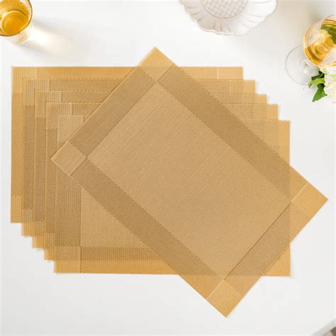 Heat Resistant Reversible Table Mat Set Of 6 Online - Premium Table Mat ...