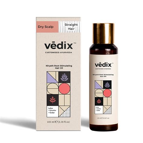 Buy Vedix Niryath Root Stimulating Ayurvedic Hair Oil | Hair Growth ...