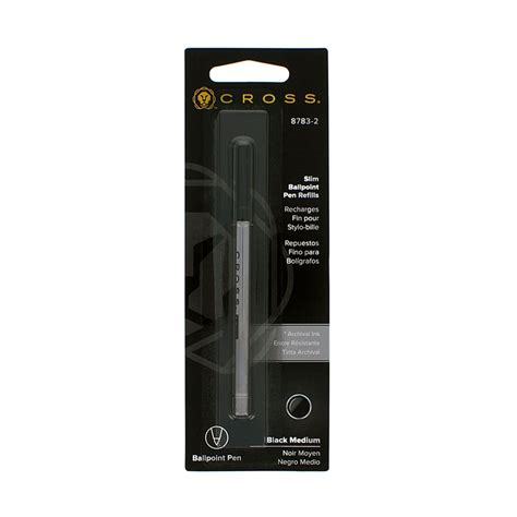 Cross 8783-2 Slim Black Ball Pen Refill - Medium | Shop Online | Cross ...