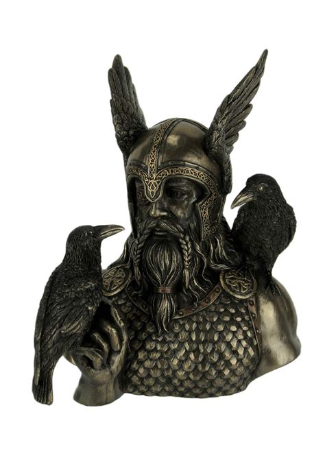Veronese Odin Norse God with Ravens Statue Sculpture Figurine : Amazon ...
