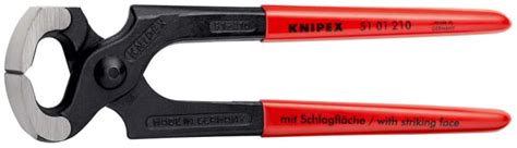 51 01 210 Knipex | Knipex 210mm Carpenter Hammer Pincers 2.2 mm | 727 ...
