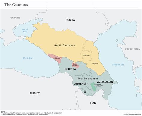 North Caucasus Map