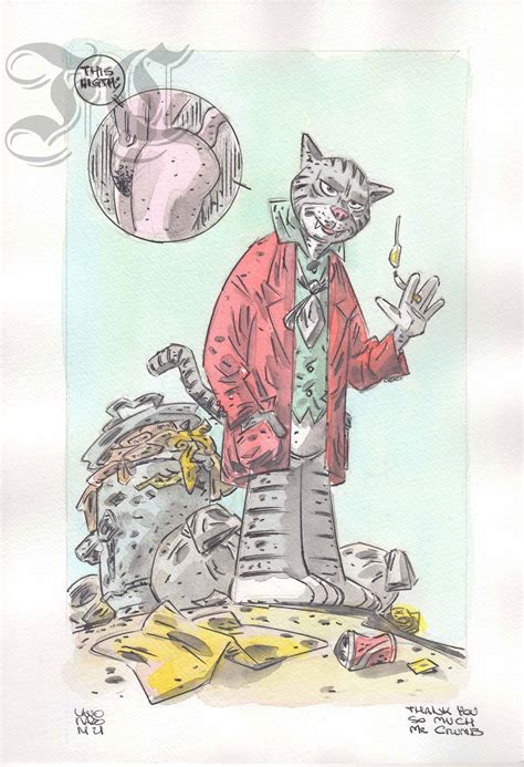 Fritz the Cat - Homage to Crumb, in Fabio C.'s HUMOR, HOMAGE TO... Comic Art Gallery Room