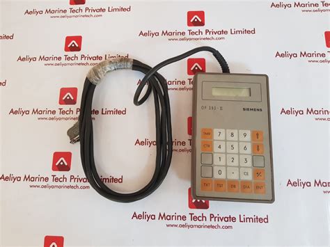 Siemens op 393-ii 6es5 393-0ua12 interface operator panel – Aeliya ...