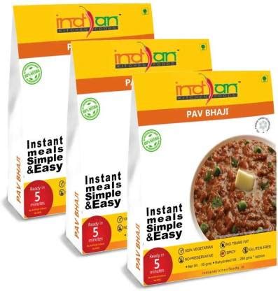 Indian Kitchen Foods Freeze Dried Gluten-Free Ready to Eat Pav Bhaji ...