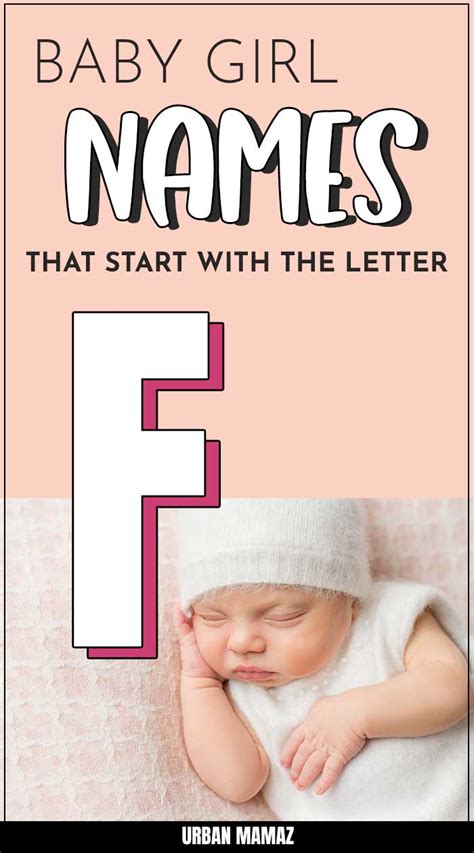 Girl Names That Start With F - Urban Mamaz