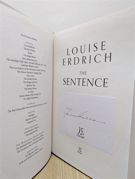 The Sentence (Signed First Edition) by Erdrich, Louise: New Hardcover ...