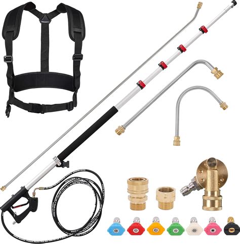 Amazon.com: RIDGE WASHER 24 FT Telescoping Pressure Washer Wand, Pressure Washer Extension Wand ...