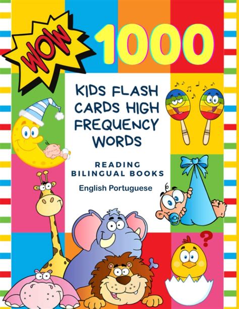 Buy 1000 Kids Flash Cards High Frequency Words Reading Bilingual Books ...