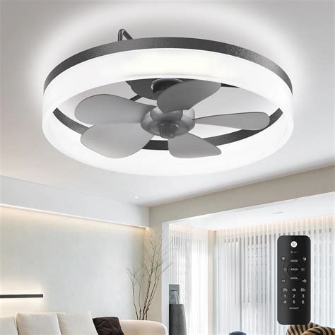 MOTCTQVD Ceiling Fans with Lights, 19.7'' Flush Mount Ceiling India | Ubuy