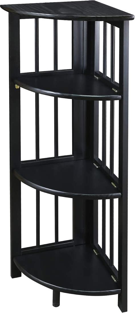 Buy Casual Home Corner Folding Bookcase, Black at Ubuy India