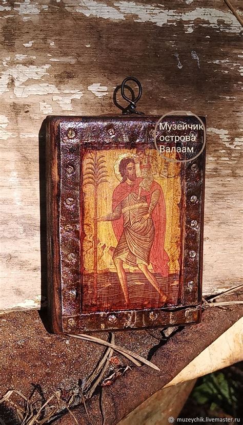 Святой Христофор. редкая икона подарок. Валаамские иконы ручной работы ...