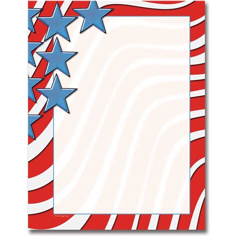 Star Spangled Banner Letterhead Laser & Inkjet India | Ubuy