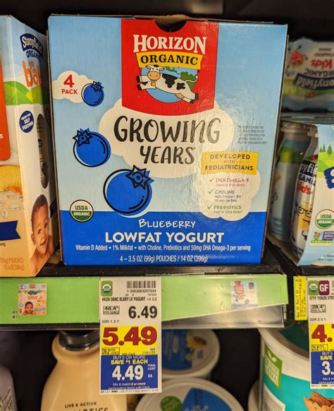 Horizon Organic Growing Years Yogurt Pouch 4-Pack As Low As $1.49 At ...