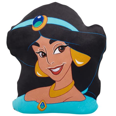 Disney Princess Character Heads 13 5 Inch Plush Jasmine Aladdin ...