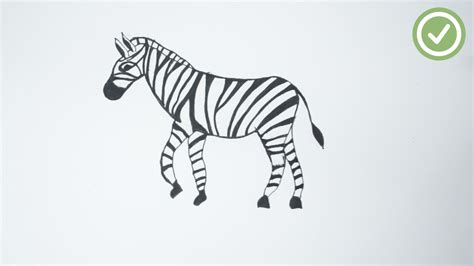 Simple Zebra Drawing