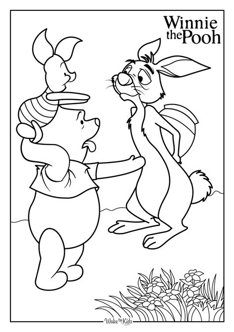 Winnie The Pooh Coloring Face