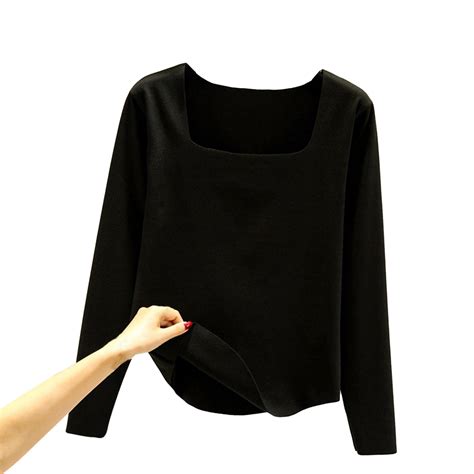 Shpwfbe Thermal Underwear for Women Thermal Shirts for Women Autumn ...