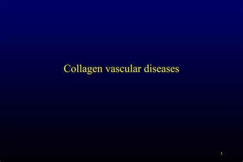 Collagen vascular disease-ppt | PPT