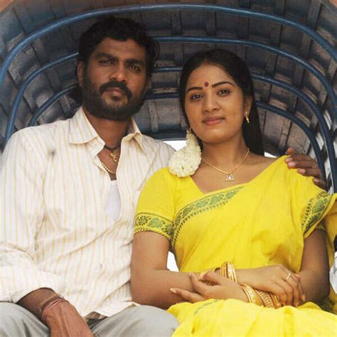 P Kumaran and Srushti Dange in a still from the Tamil movie Varusanaadu