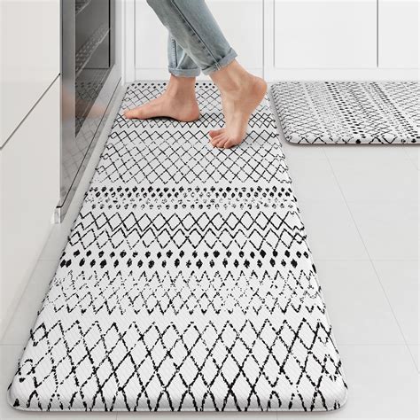 Amazon.com: KIMODE Kitchen Mats 2PCS,Cushioned Anti Fatigue Kitchen ...