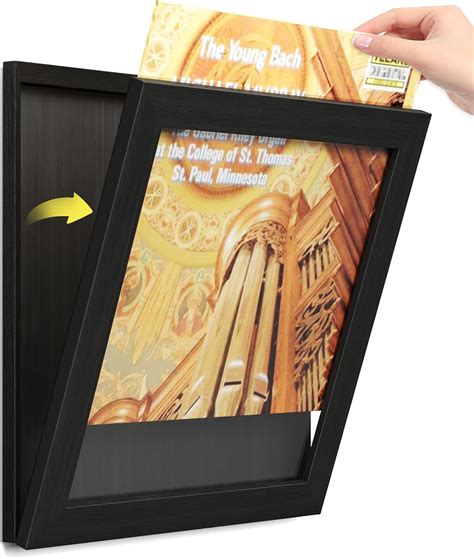 Amazon.com - Emfogo Vinyl Record Frame for the Wall, Vinyl Record ...