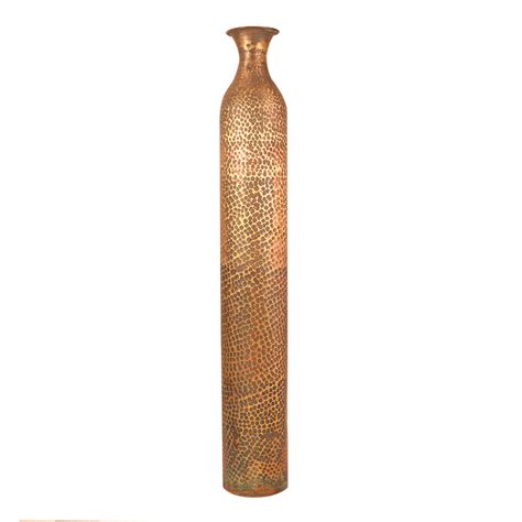Buy Vintage Brass Long Flower Pot online | IndianShelf