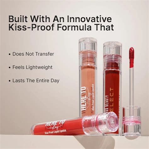 Swiss Beauty Select Here To Stay Liquid Matte Lipstick 3ml with Shade ...