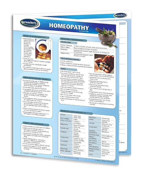 Homeopathy Guide - Quick Reference Guide by Permacharts : Amazon.in ...