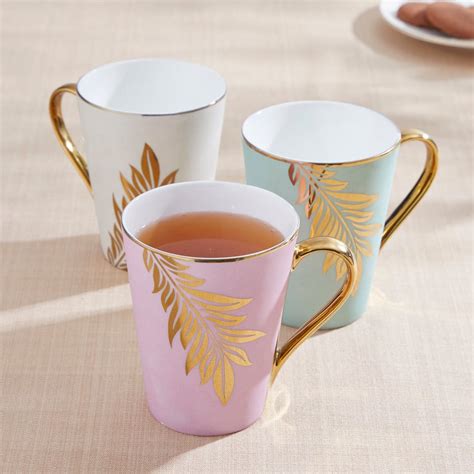 Buy Teresa Zeno Leaf Zing Bone China Printed Mug - 330ml from Home ...