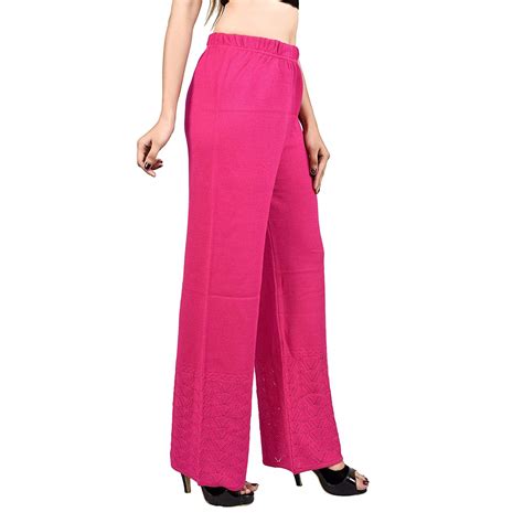 Buy woolen palazzo pink/ warm women pants/ women wool palazzo/ woolen ...