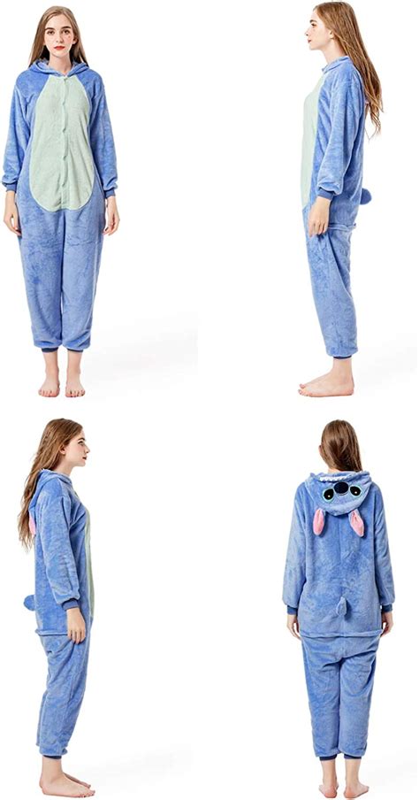 Buy Halloween Stitch Onesie Costume Unisex-adult Animals Stitch Pajamas ...
