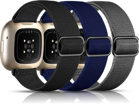 Amazon.com: Anrir for Fitbit Versa 4 Bands, Replacement Watch Strap for ...