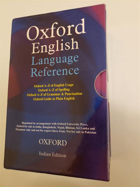 Oxford A-z Series:english Usage,plain English,grammar & Punctuation ...