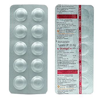 Statiga - 20 - Strip of 10 Tablets : Amazon.in: Health & Personal Care