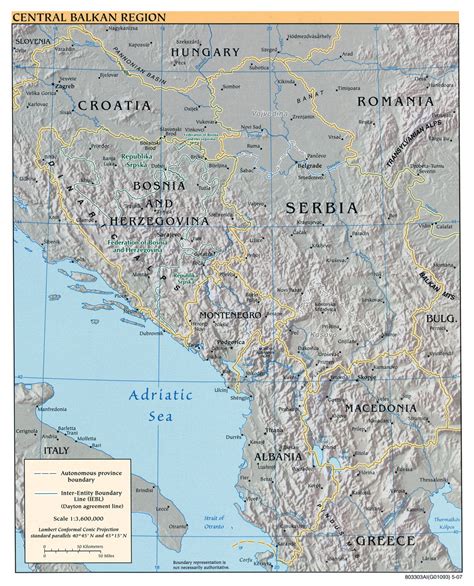Maps of Balkans | Detailed Political, Relief, Road and other maps of ...