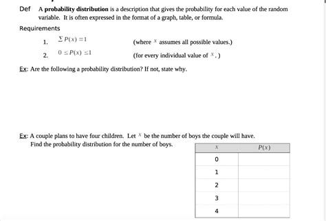 Image result for Probability Distribution Description