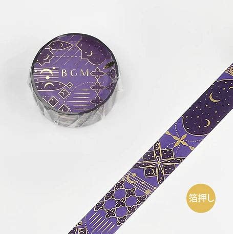 BGM Washi Tape- Arabian Night Shroud of Light – Paper planning and more