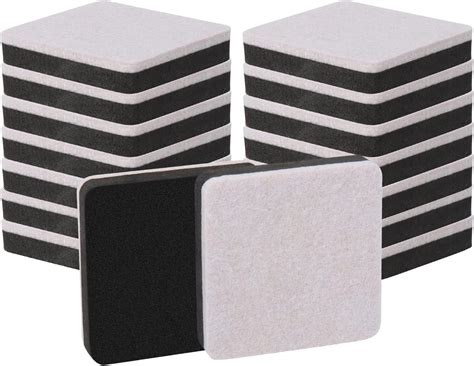 Amazon.com: Ezprotekt 3 1/2" Felt Furniture Sliders, 16 PCS Felt ...