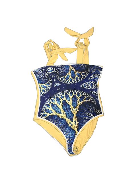 Gold One Piece Swimsuit