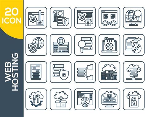Image result for Web Hosting Icon Set