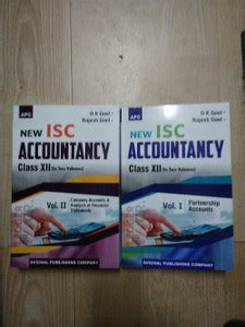 New ISC Accountancy (Class 12) (Volume 1 and Volume 2) (Set of 2 Books ...