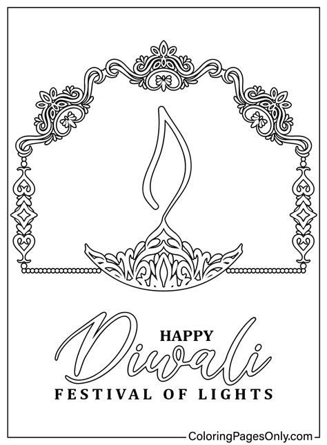 30+ Diwali Coloring Pages - Free Printable PDF & Online Coloring