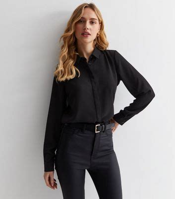 Black Long Sleeve Shirt | New Look