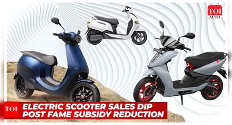 EV sales lose charge after FAME subsidy reduction in June 2023 - Times ...