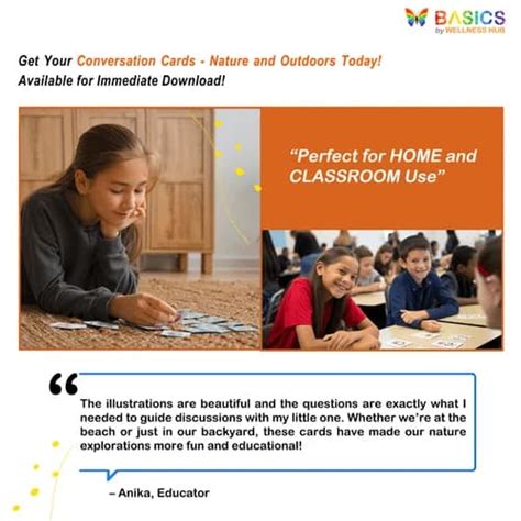 Conversation Cards - Nature and Outdoors: Interactive Questions for Kids
