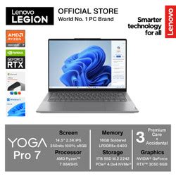 Promo Lenovo Yoga Pro 7 14AHP9 Ryzen 7 8845HS 16GB 1TB RTX 3050 6GB ...