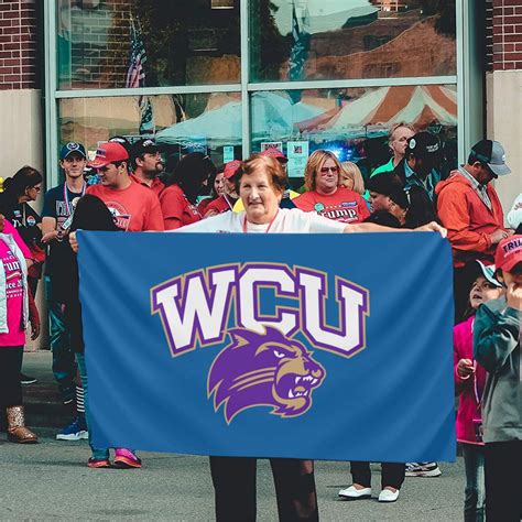 Western Carolina University Logo Flag 3x5ft, Home Garden Flag, Suitable ...