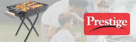 Prestige PPBW 04 Portable Barbeque with Detachable Legs, Black : Amazon ...